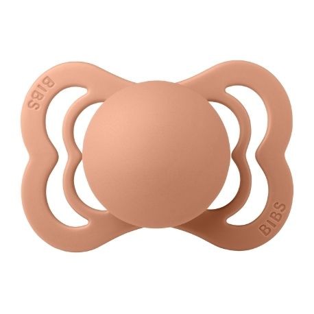 BIBS Supreme Speen Met Naam, Maat 1 (0-6 maanden), Symmetrisch - Silicone