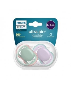 PHILIPS AVENT Ultra Air, Taille 2 (6-18 mois), Anatomique - Silicone