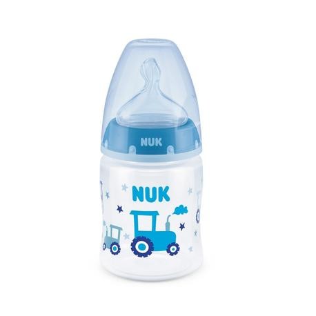 NUK  First Choice, Babyfles, Roze, 0-6 maanden.