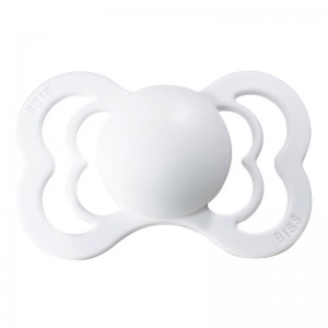 BIBS Supreme Speen Met Naam, Maat 2 (6+ maanden), Symmetrisch - Silicone