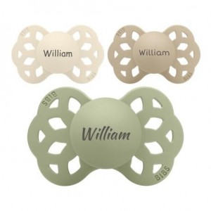 BIBS Infinity, Size 1 (0-6 m), Anatomique - Silicone,  Tétine personnalisée