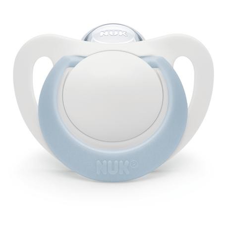 NUK Star,  Taille 1 (0-6 mois), Physiologique - Silicone