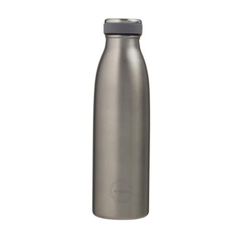 Aya&Ida,  Drinkfles, Drinkfles met deksel, 500 ml,  Cool Grey