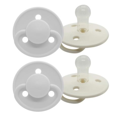 MININOR - Lot de 2, Taille 1 (0-6 mois), Ronde - Silicone