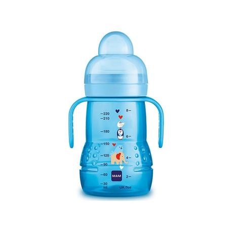 MAM,  Trainer, 220 ml., Blue