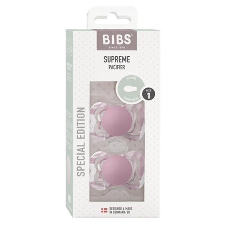 BIBS Supreme Tie Dye - 2 stuks,  Maat 1 (0-6m),  Symmetrisch - Silicone,