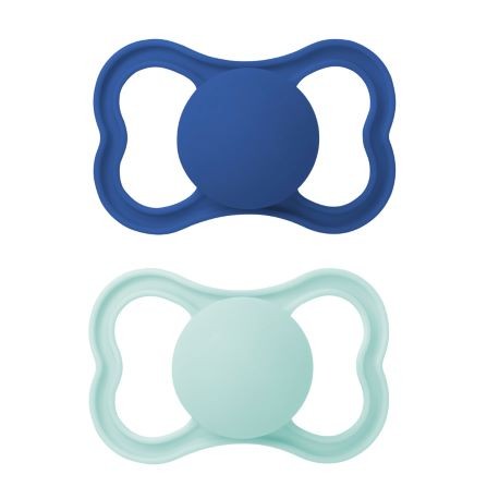 MAM Air, 2 unites, Taille 2 (6-16m), Anatomique - Silicone