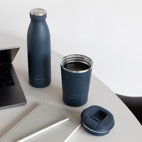 Aya&Ida, CUP2GO, 380 ml, Navy Blue