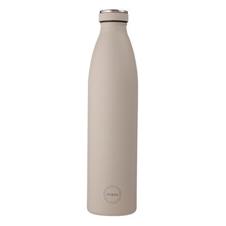 Aya&Ida,  Drinking Bottle, Gourde avec couvercle, 1000 ml, Cream Beige