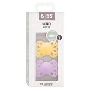 BIBS Infinity lot de 2,  Size 2 (6+ m), Anatomique - Silicone