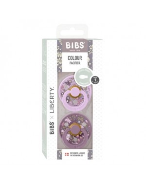 BIBS X LIBERTY, Colour 2-pack, Maat 1 (0-6 maanden), Symmetrisch - Latex