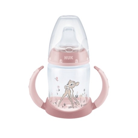 NUK First Choice+ Learner Bottle, Flessenspeen, 150 ml, Bambi