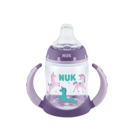 NUK First Choice+ Learner Bottle, Flessenspeen, 150 ml, Unicorn