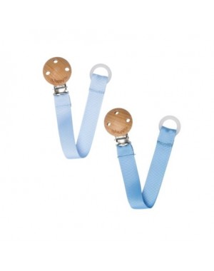 Byhappyme, Lot de 2, Attache- tétine avec clip de fermeture