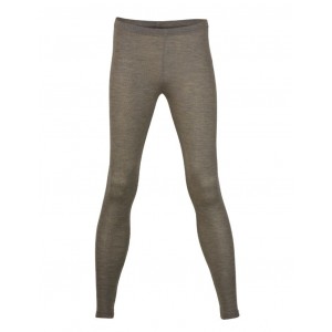 Dames legging van merinowol, Walnut