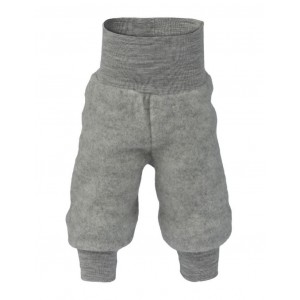 100% merinoswollen Broek, Light grey mélange