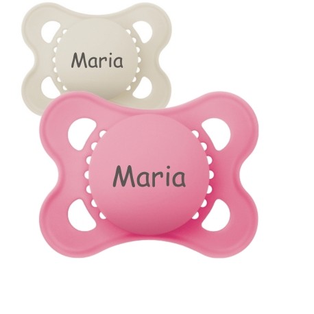 MAM Original,  Maat 1 (0-6m), Symmetrisch - Silicone, Gepersonaliseerde spenen