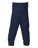 Pantalon en laine/soie, Navy-blue