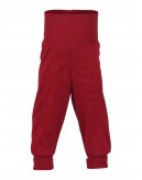 Broek van 100% wol, Red mélange