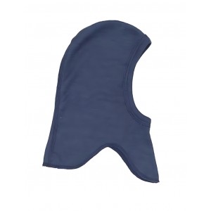 Balaclava muts van een mix van wol en zijde, Navy-blue