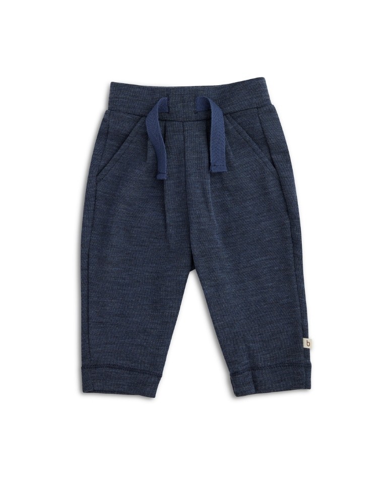 Babybroek met koord van 100% merinowol