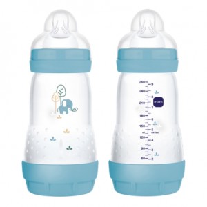 MAM,  Easy Start Anti-Colic,  Str. 260 ml., Bleu