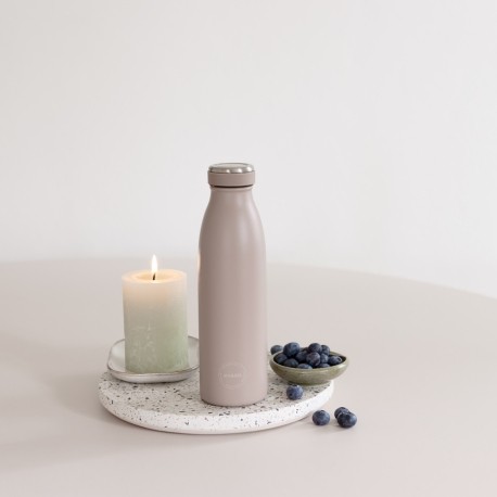 Aya&Ida,  Drinkfles, Drinkfles met deksel, 500 ml, Dusty rose