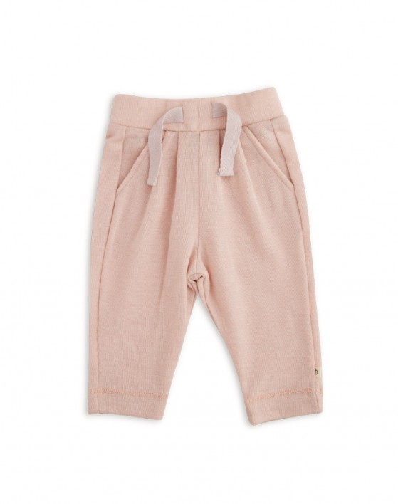 Babybroek met koord van 100% merinowol