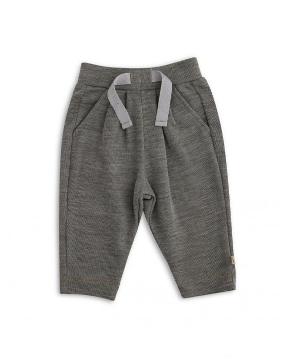 Babybroek met koord van 100% merinowol