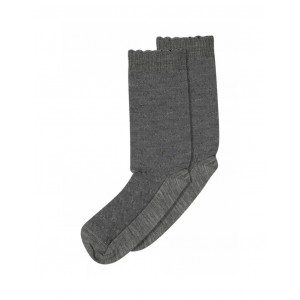 MP, Chaussettes Femme avec Motifs en Mélange Laine/Soie