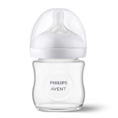 Philips Avent, Biberon en Verre Natural Response, 120 ml