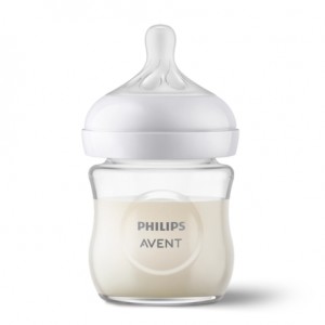 Philips Avent, Biberon en Verre Natural Response, 120 ml