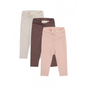 Leggins en 100% laine mérinos pour bébés et enfants, Pack 3