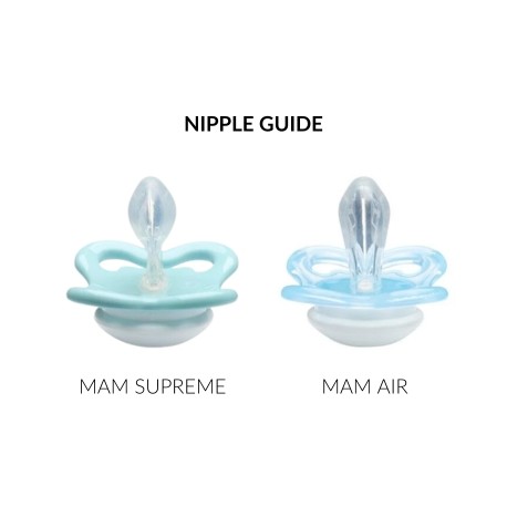 MAM Supreme,  Maat 1 (0-6m), Symmetrisch - Silicone