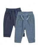 Babybroek met koord van 100% merinowol, 2-pack