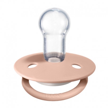 BIBS De Lux, One size (0-36 maanden), Rond - Silicone, Speen met naam