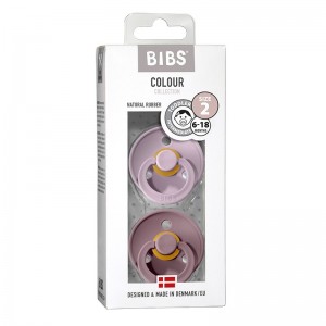 BIBS Colour - 2er Pack, Gr. 2 (6+ Mon.), Rund - Latex