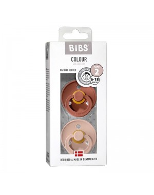 BIBS Colour - 2er Pack, Gr. 2 (6+ Mon.), Rund - Latex