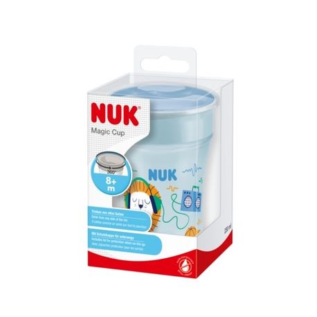 NUK  Magic Cup - Becher, Trinkbecher, Blau, Ab 8 Monaten