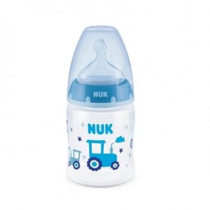 NUK  First Choice, Babyflasche, Rosa, 0-6 Mon.