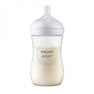 Philips Avent, Natural Response Milchflasche, 260 ml, Ab Geburt