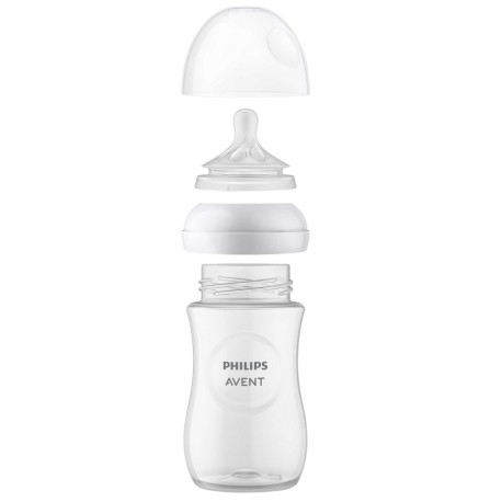 Philips Avent, Natural Response Milchflasche, 260 ml, Ab Geburt