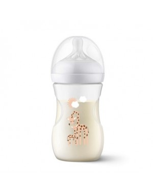 Philips Avent, Natural Response Milchflasche, 260 ml, Ab 1+ Mon