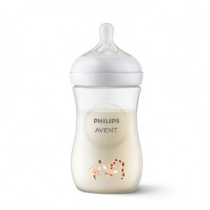 Philips Avent, Natural Response Milchflasche, 260 ml, Ab 1+ Mon