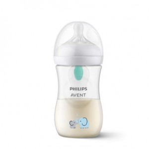 Philips Avent, Natural Response Antikolik Flasche Elefant, 260 ml, Ab 1+ Mon