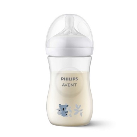 Philips Avent, Natural Response Milchflasche, 260 ml, Ab 1+ Mon