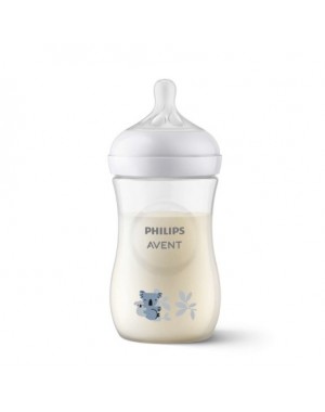 Philips Avent, Natural Response Milchflasche, 260 ml, Ab 1+ Mon