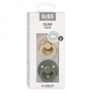 BIBS Colour 2er Pack, Gr. 2 (6+ Mon.), Symmetrisch - Latex