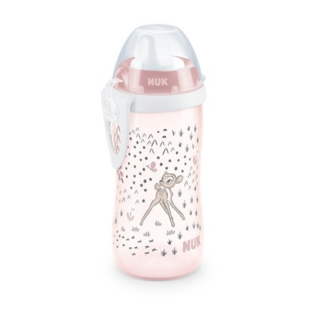 NUK Kiddy Cup, Trinkflasche, Bambi, 12+m