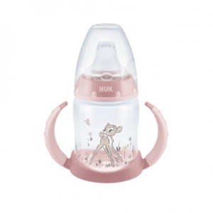 NUK First Choice+ Learner Bottle, Babyflasche, 150 ml, Bambi